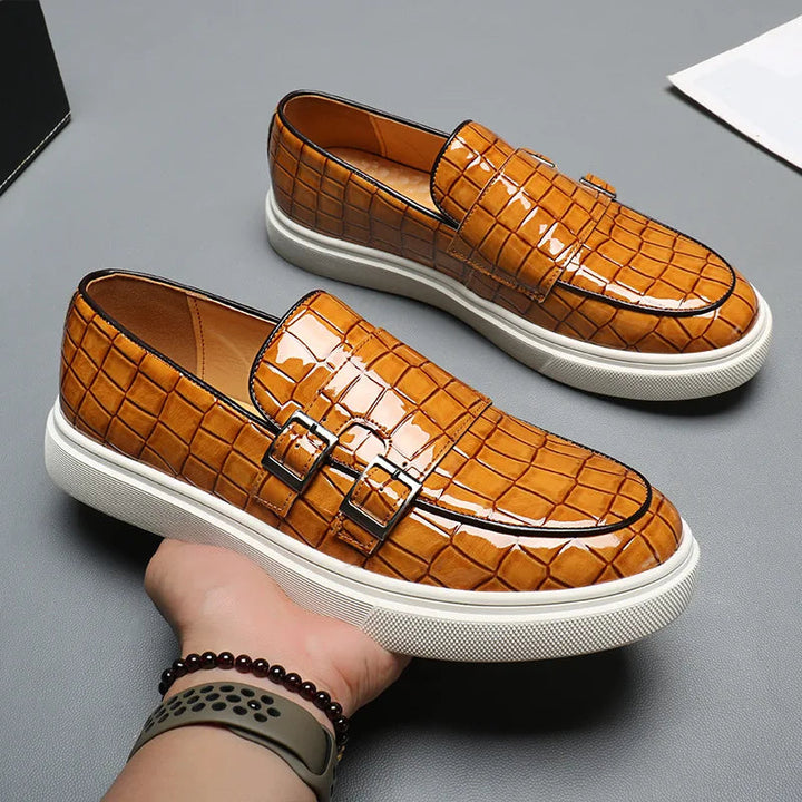 Loic - Mocasin Cu Model De Crocodil