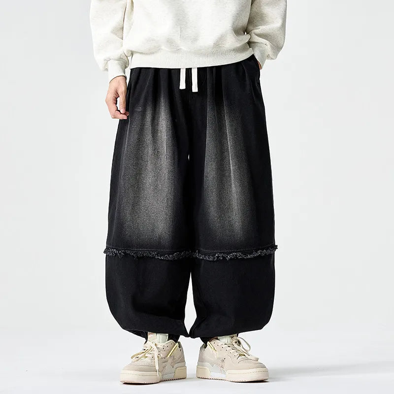 Brennan – Pantaloni De Jogging Din Denim Cu Croi Larg și Stilat