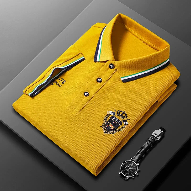 Mariusz - Tricou Polo Cu Mâneci Scurte, Respirabil
