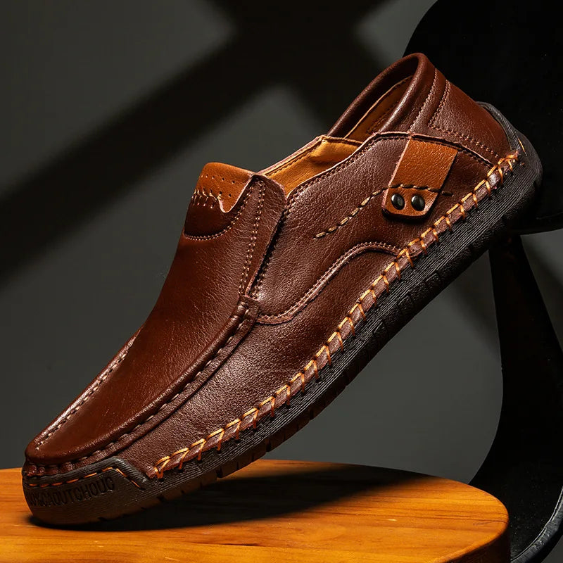 Razal - Mocasini Eleganți Din Piele Fără șireturi