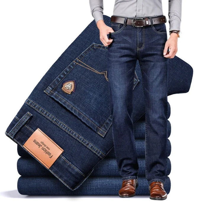 Elijah - Blugi Clasici Din Denim