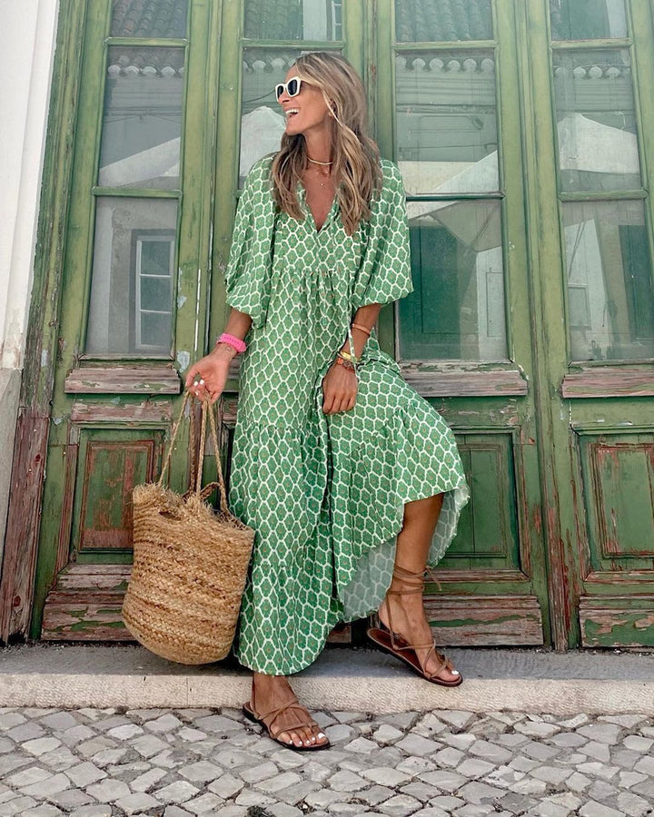 Berta - Rochie Lungă Boemă