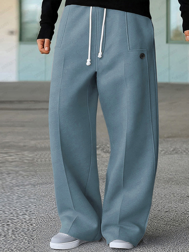 Karelis - Pantaloni Sport Confortabili Cu Croi Larg
