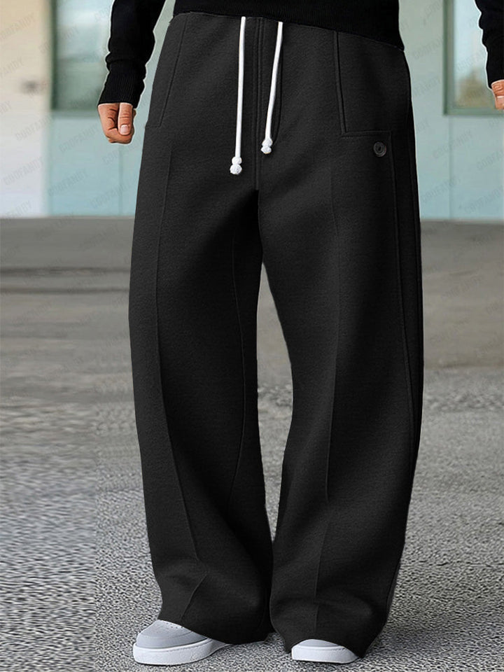 Karelis - Pantaloni Sport Confortabili Cu Croi Larg