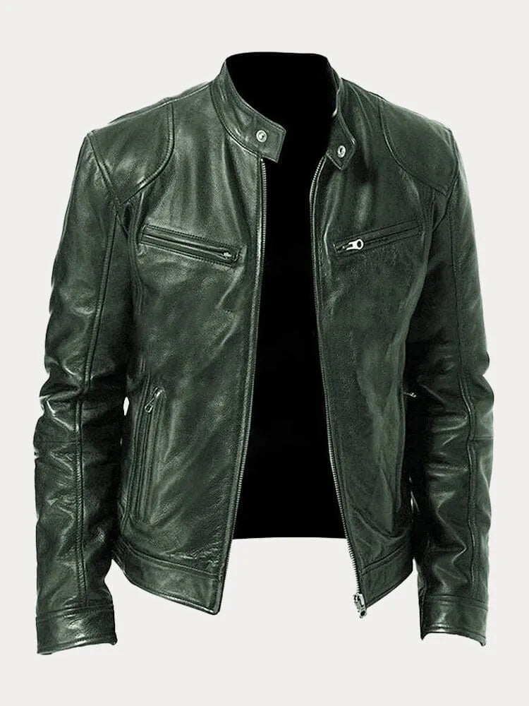 Chiron - Jacheta casual din Piele