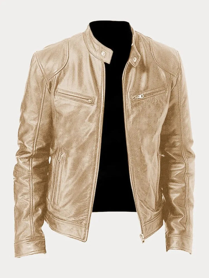 Chiron - Jacheta casual din Piele