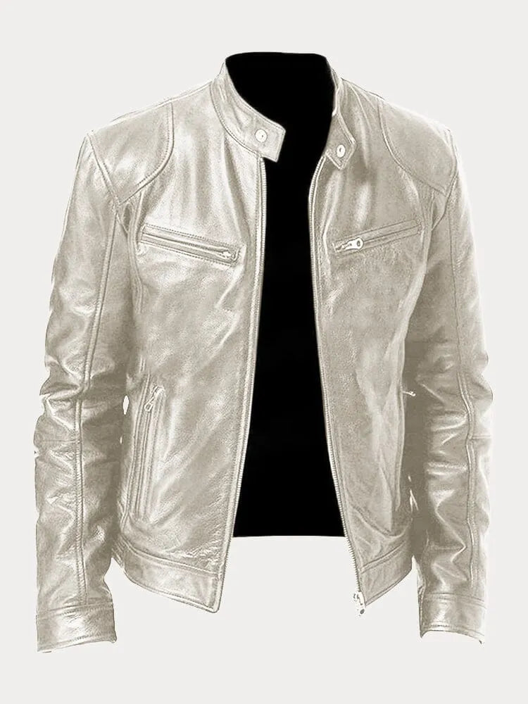 Chiron - Jacheta casual din Piele