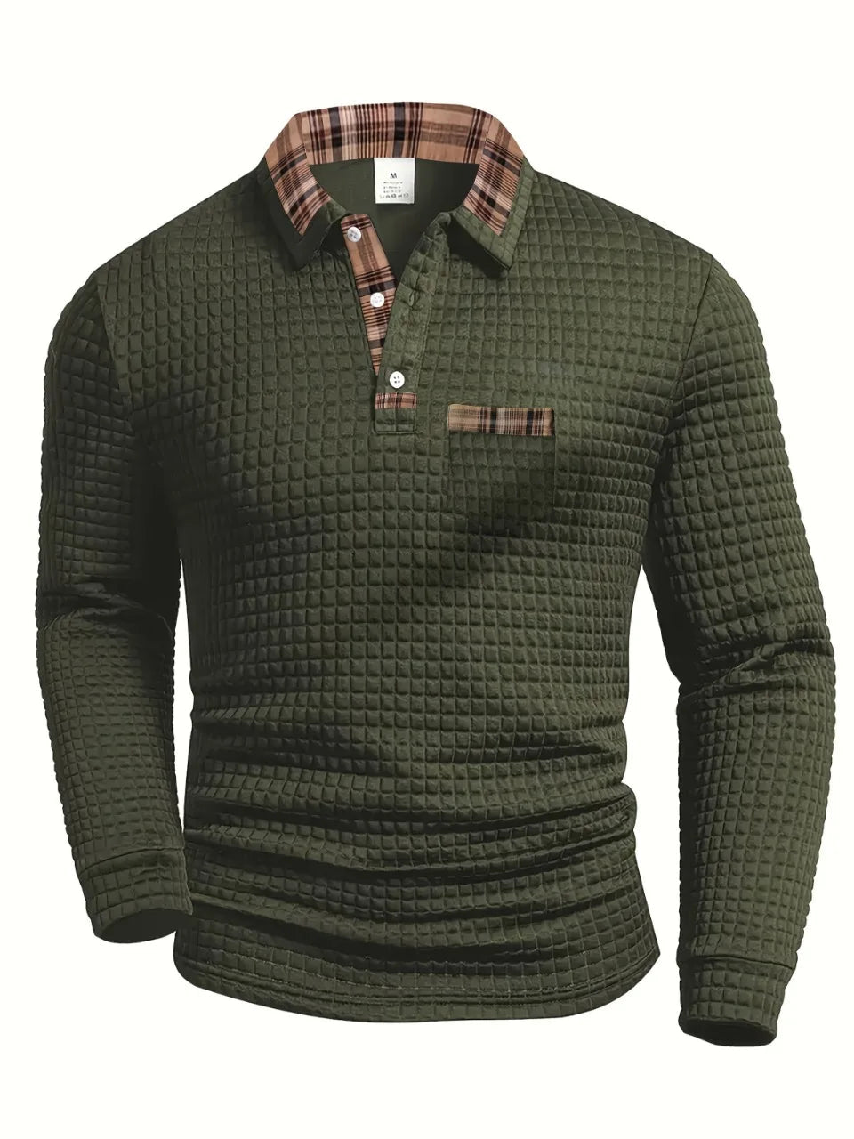 Jerard - Tricou Polo Cu Mâneci Lungi Și Model În Carouri