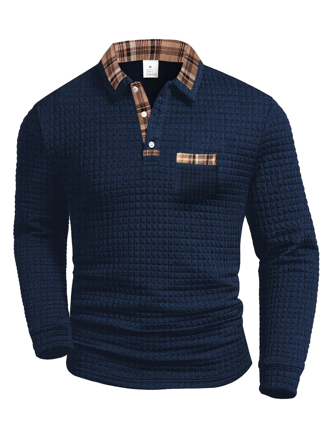 Jerard - Tricou Polo Cu Mâneci Lungi Și Model În Carouri