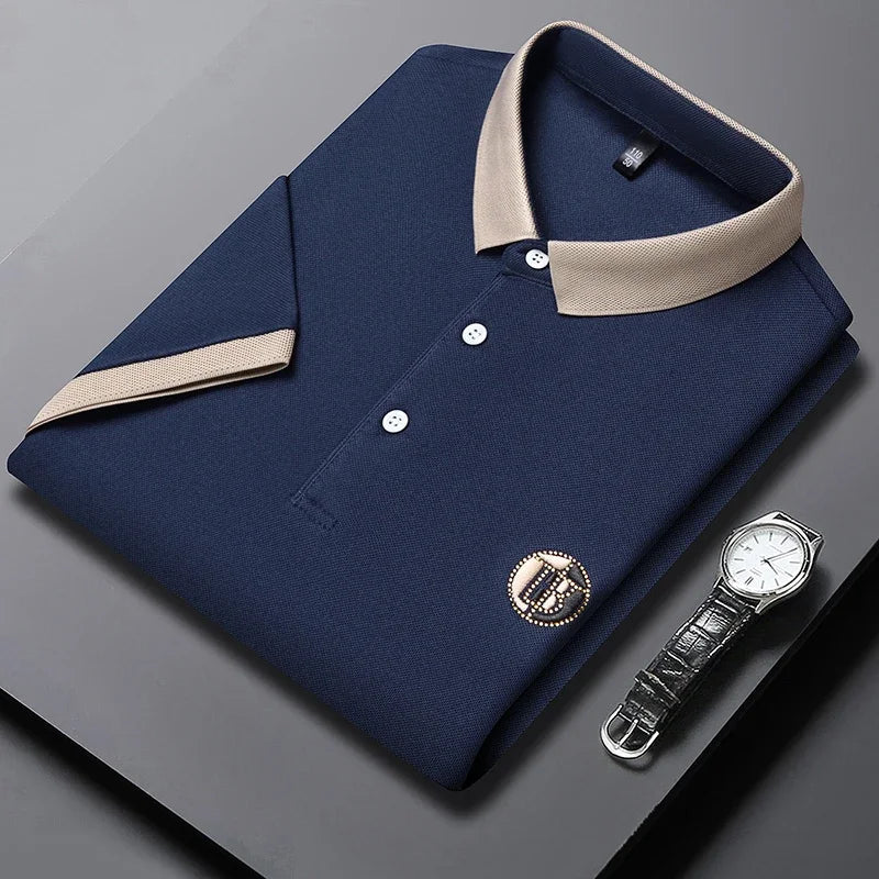 Angan – Tricou Polo Elegantă în Două Nuanțe