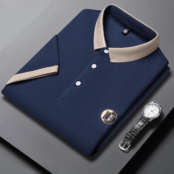 Angan – Tricou Polo Elegantă în Două Nuanțe