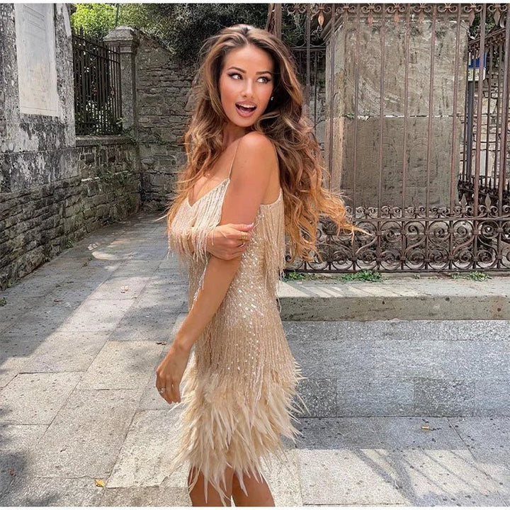 Valina - Rochie Mini Cazual De Cocktailuri