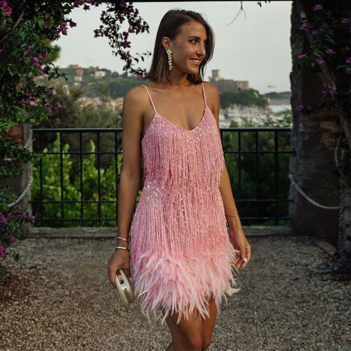 Valina - Rochie Mini Cazual De Cocktailuri