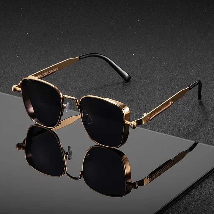 ModernGlare – Ochelari de soare pătrați în stil steampunk