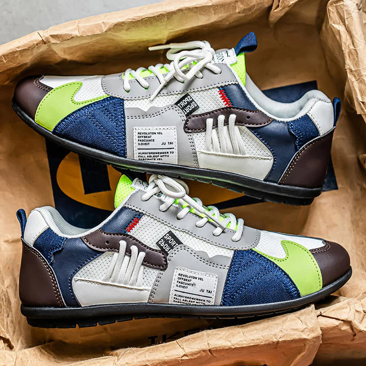 Reinders - Adidași cu șireturi în Stil Patchwork