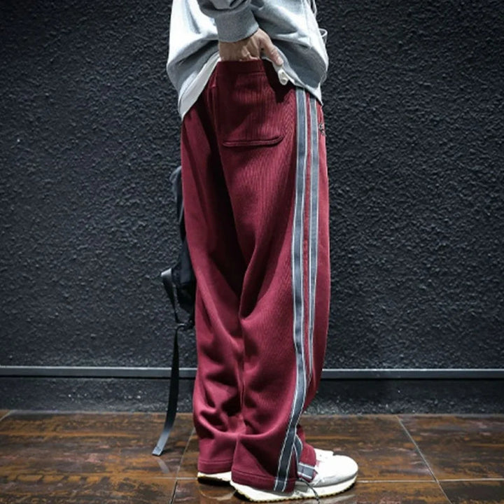Krause - Pantaloni Largi Cu Dungi Laterale
