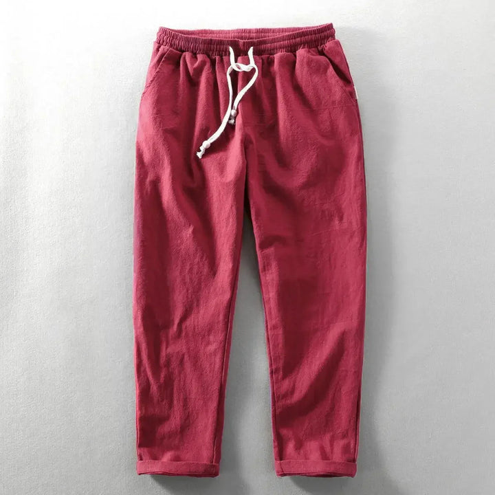 Clarke - Pantaloni Casual Din In Cu șnur La Talie