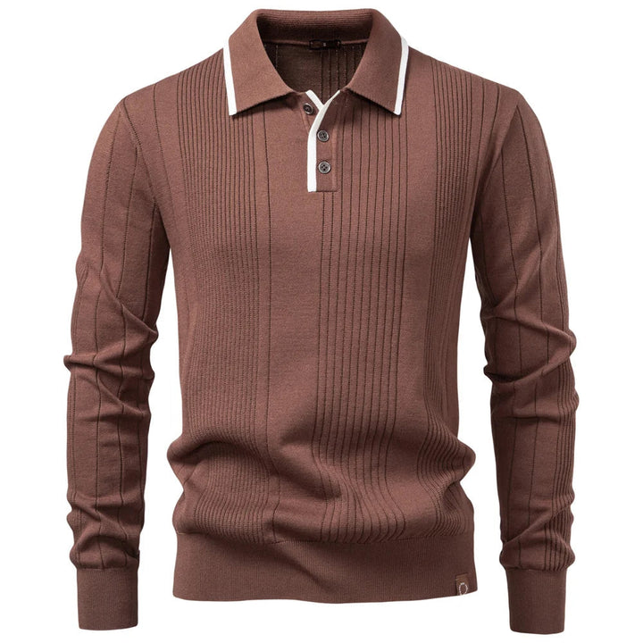 Borcho - Tricou Polo De Iarnă Cu Mâneci Lungi