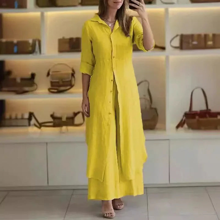 Annick - Linen Două Piese Setează