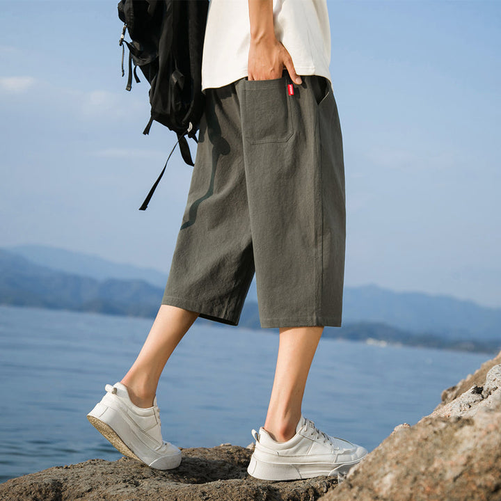 Nelson - Pantaloni Scurți Eleganți Din Bumbac Si în