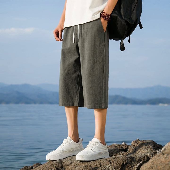 Nelson - Pantaloni Scurți Eleganți Din Bumbac Si în