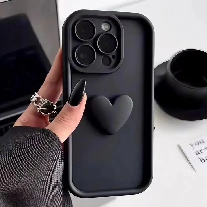 Heartora - Husă Pentru iPhone Mâner în Formă de Inimă Poveste de Dragoste