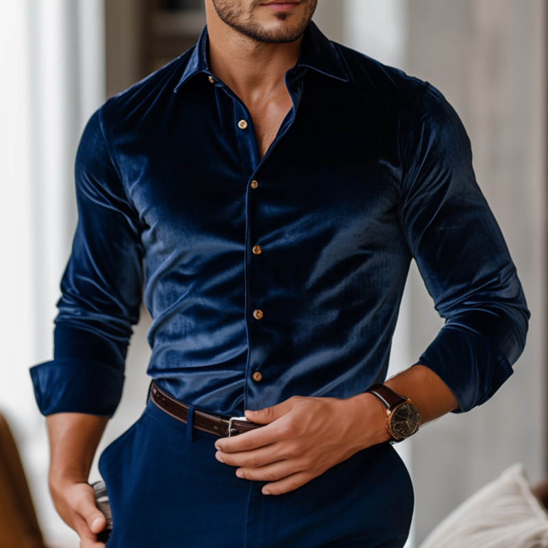 Kalana - Cămașă Elegantă cu Mâneci lungi și Guler