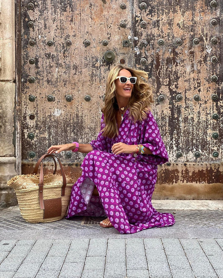 Berta - Rochie Lungă Boemă
