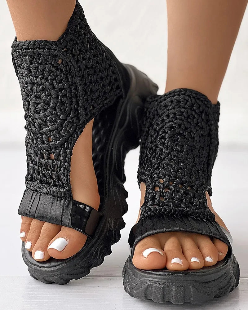Dhita - Sandale Din Tricot în Stil Boho
