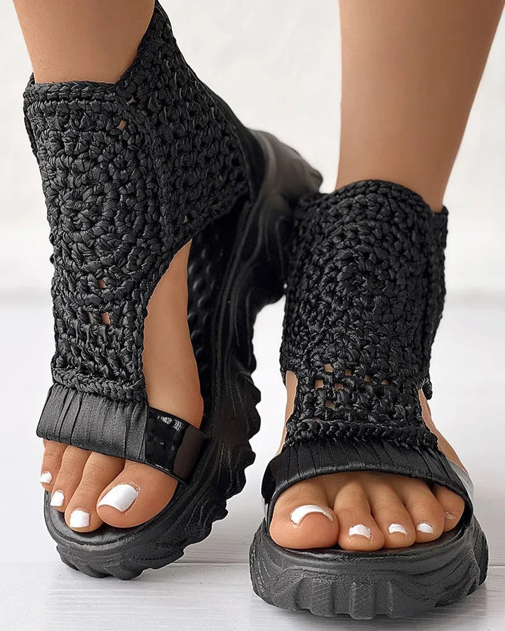 Dhita - Sandale Din Tricot în Stil Boho