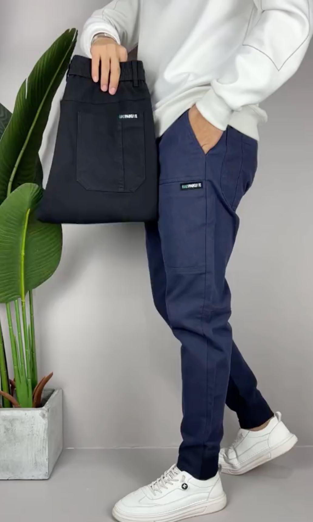 Tiedemann - Pantaloni Cargo Elastici Premium