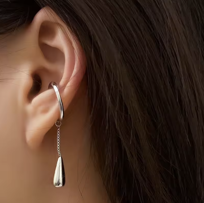 Judee - Cercei Cu Manșetă Csepp Alakú Függő