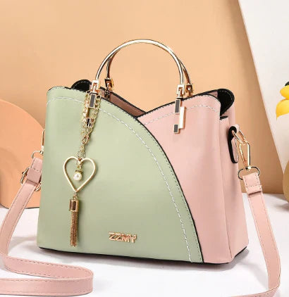 Orianna - Geantă Modernă în Două Nuanțe Semnătură a Mărcii