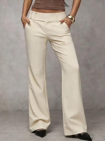 Fanny - Pantaloni Eleganți Cu Croi Evazat
