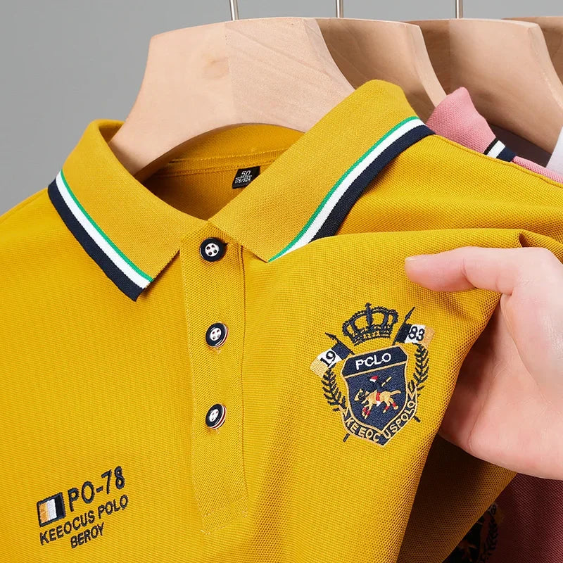 Mariusz - Tricou Polo Cu Mâneci Scurte, Respirabil