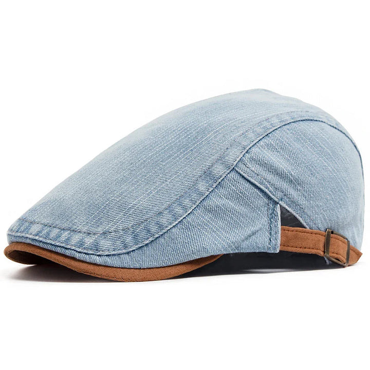 Mullins - Șapcă Plată din Denim | 1+1 Gratis