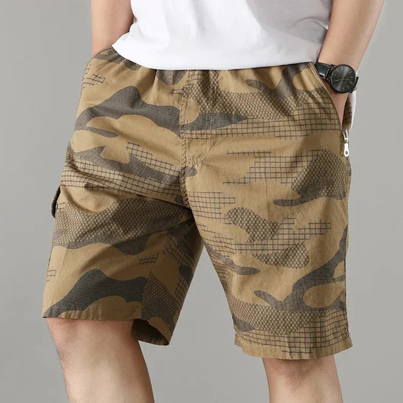 Jireh - Pantaloni Scurți De Vară Cu Imprimeu Camuflaj