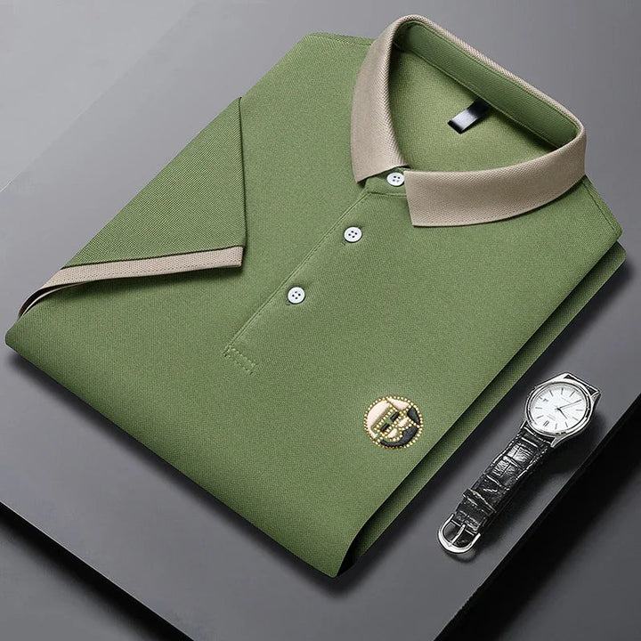 Angan – Tricou Polo Elegantă în Două Nuanțe