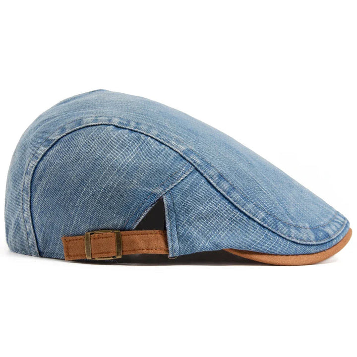 Mullins - Șapcă Plată din Denim | 1+1 Gratis