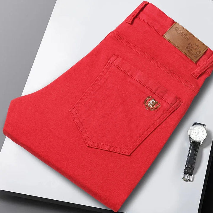 Chathura - Pantaloni Din Denim Elastic