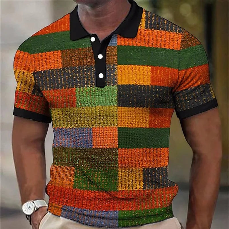 Pollard - Tricou Polo Colorat în Carouri