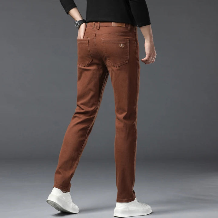 Chathura - Pantaloni Din Denim Elastic