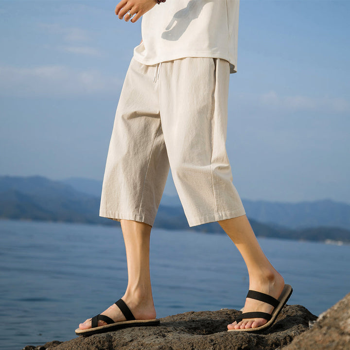 Nelson - Pantaloni Scurți Eleganți Din Bumbac Si în