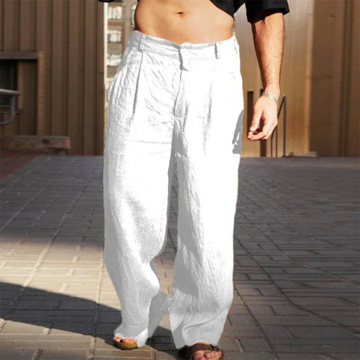 Liping - Pantaloni Largi In Lino