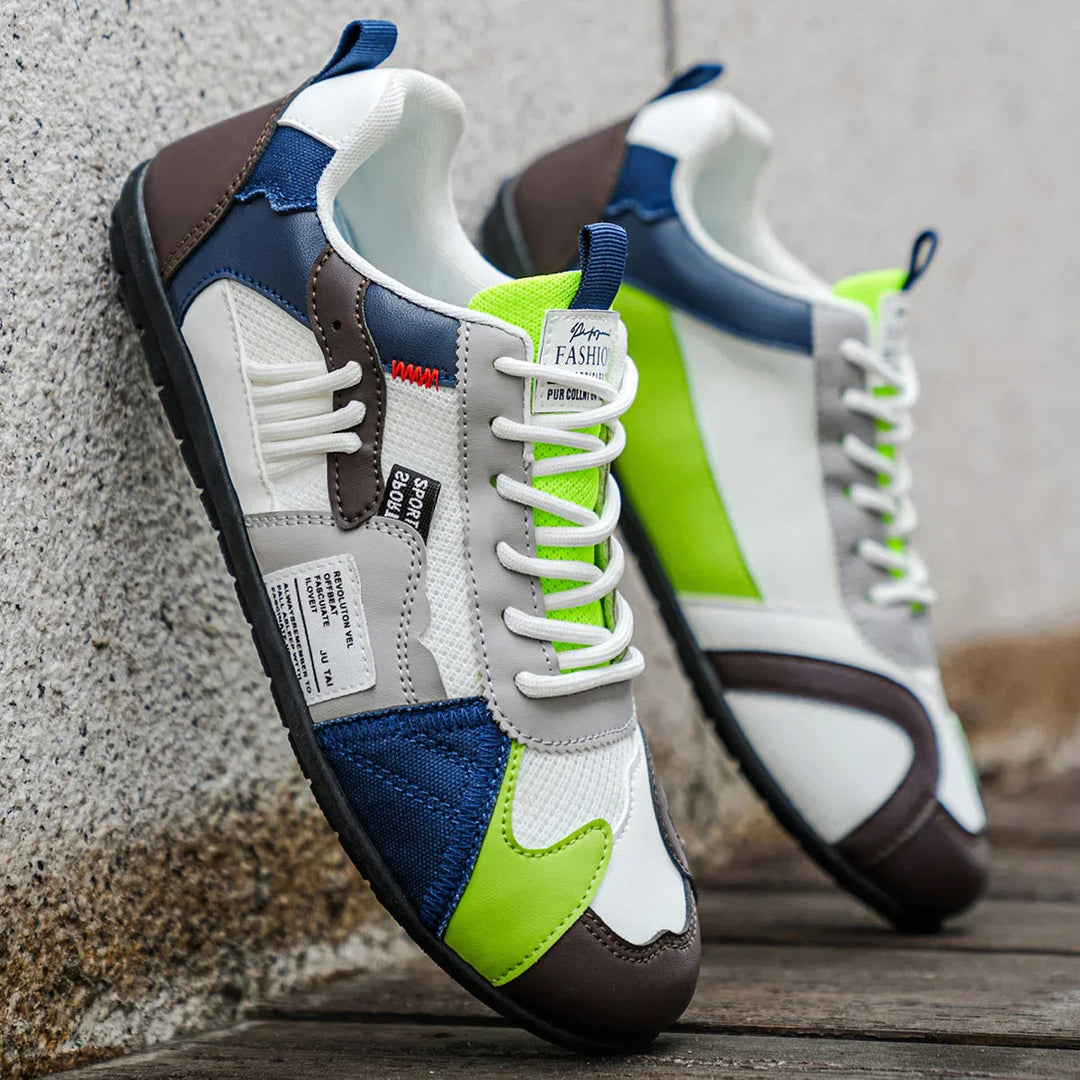Reinders - Adidași cu șireturi în Stil Patchwork