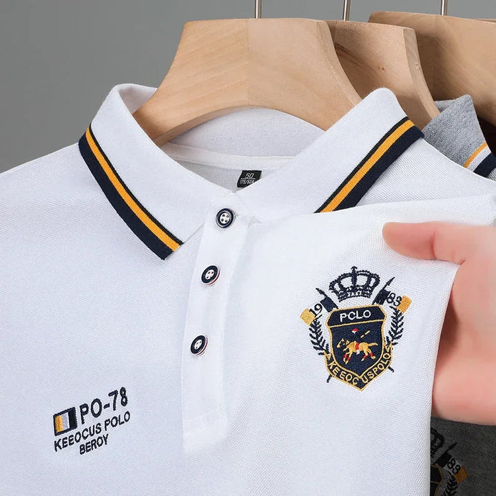 Mariusz - Tricou Polo Cu Mâneci Scurte, Respirabil