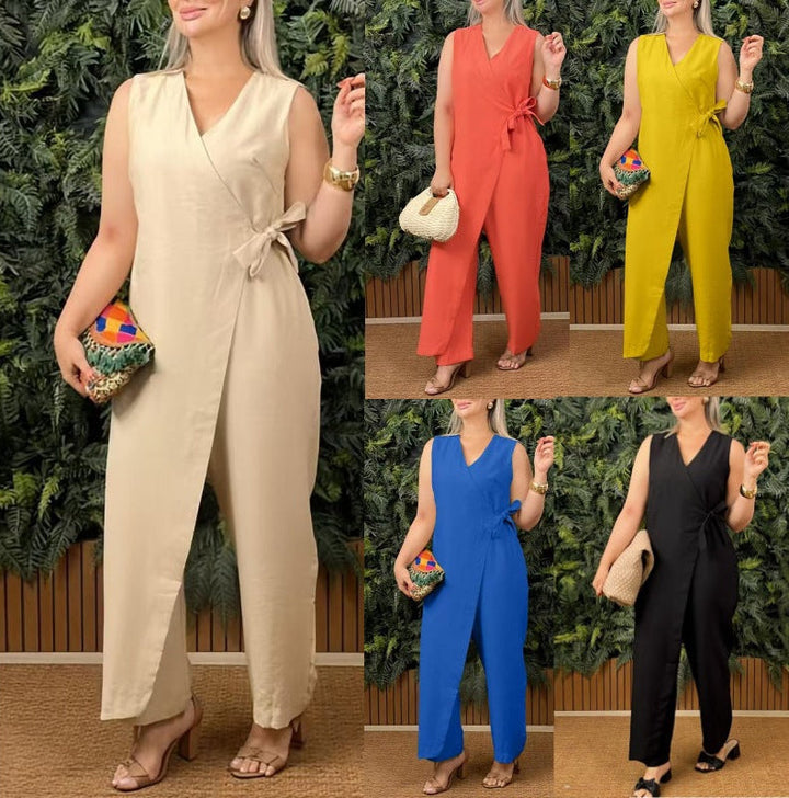 Betsy - Salopetă Elegantă Fără Mâneci