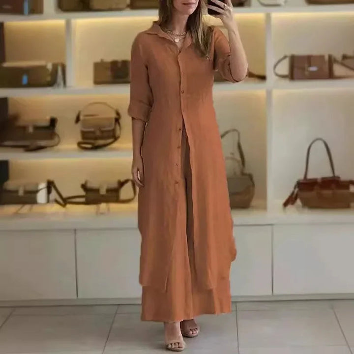 Annick - Linen Două Piese Setează