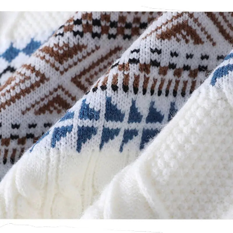 Isidoro - Pulover Confortabil Din Tricot Nordic