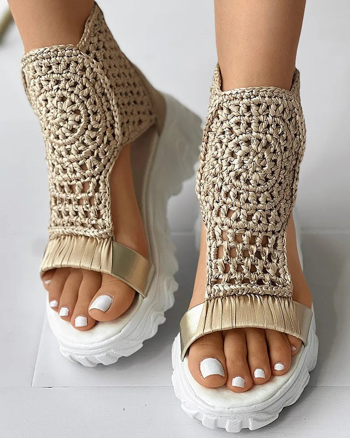 Dhita - Sandale Din Tricot în Stil Boho